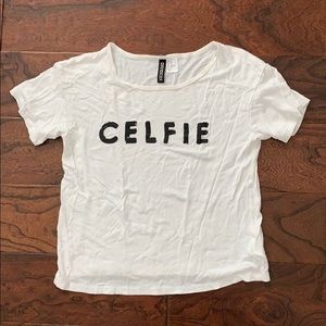 Celfie crop top